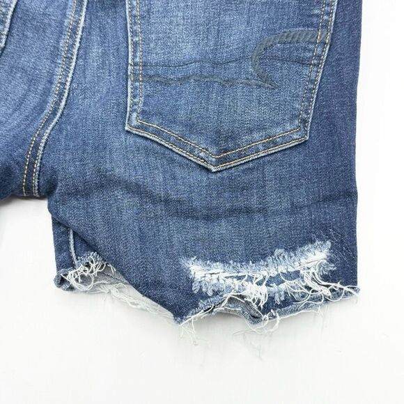 American Eagle Outfitters Shortie Cut Off Stretch Denim Shorts - Women’s US 4 - Picture 11 of 11